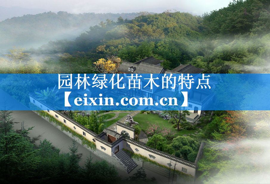 園林綠化苗木的特點