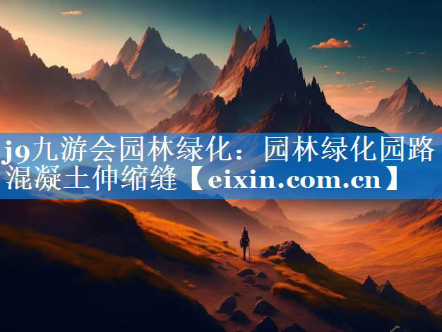 園林綠化園路混凝土伸縮縫