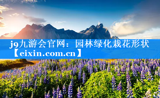 園林綠化栽花形狀