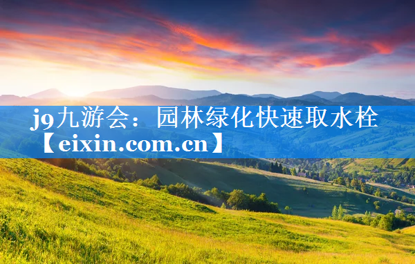 園林綠化快速取水栓