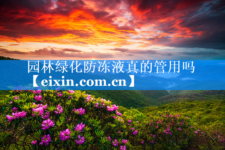 園林綠化防凍液真的管用嗎