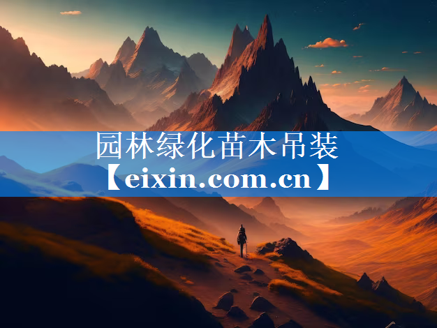 園林綠化苗木吊裝