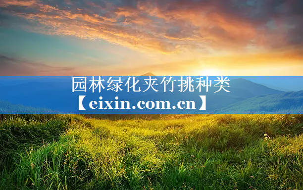 園林綠化夾竹挑種類
