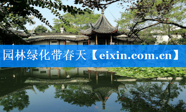 園林綠化帶春天